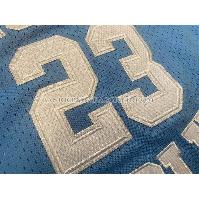 Maillot NCAA North Carolina Tar Heels Michael Jordan NO 23 Mitchell & Ness 1983-84 Bleu